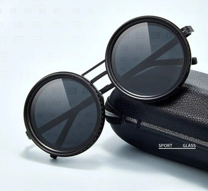 Polarized Sunglasses with Adjustable Dimming