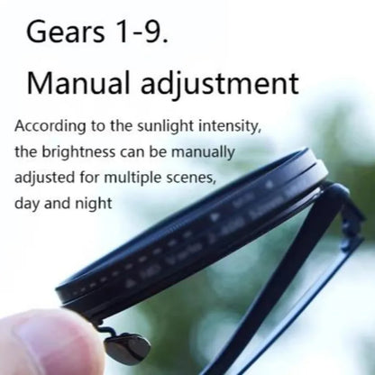 Polarized Sunglasses with Adjustable Dimming