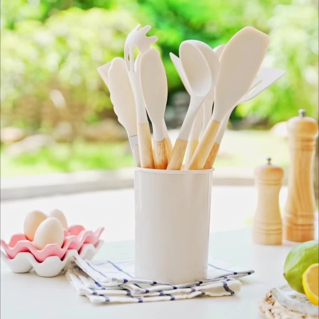 Silicone Kitchen Utensil Set, 12-Piece