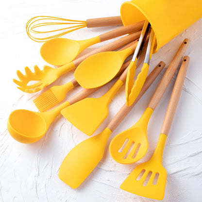 Silicone Kitchen Utensil Set, 12-Piece
