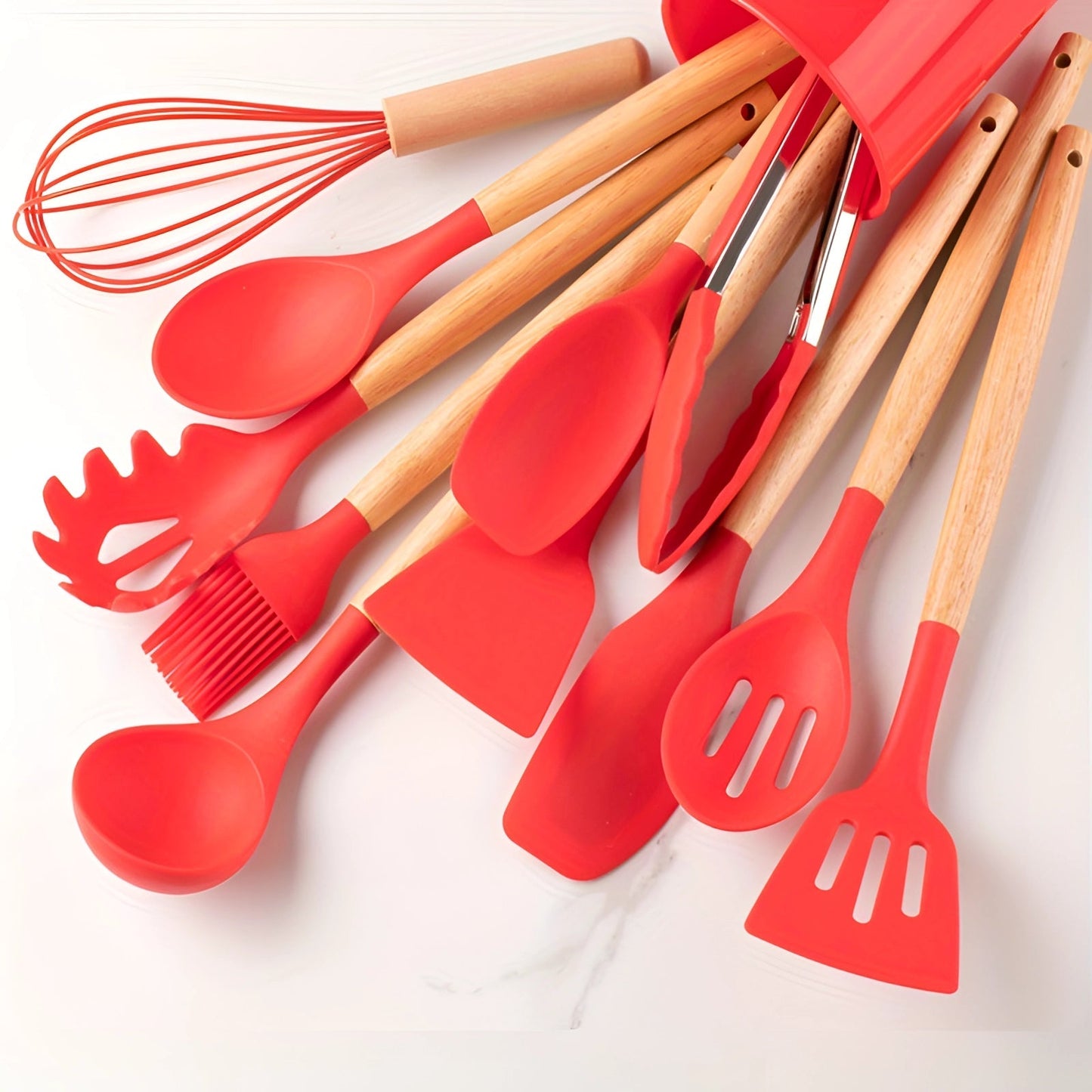 Silicone Kitchen Utensil Set, 12-Piece