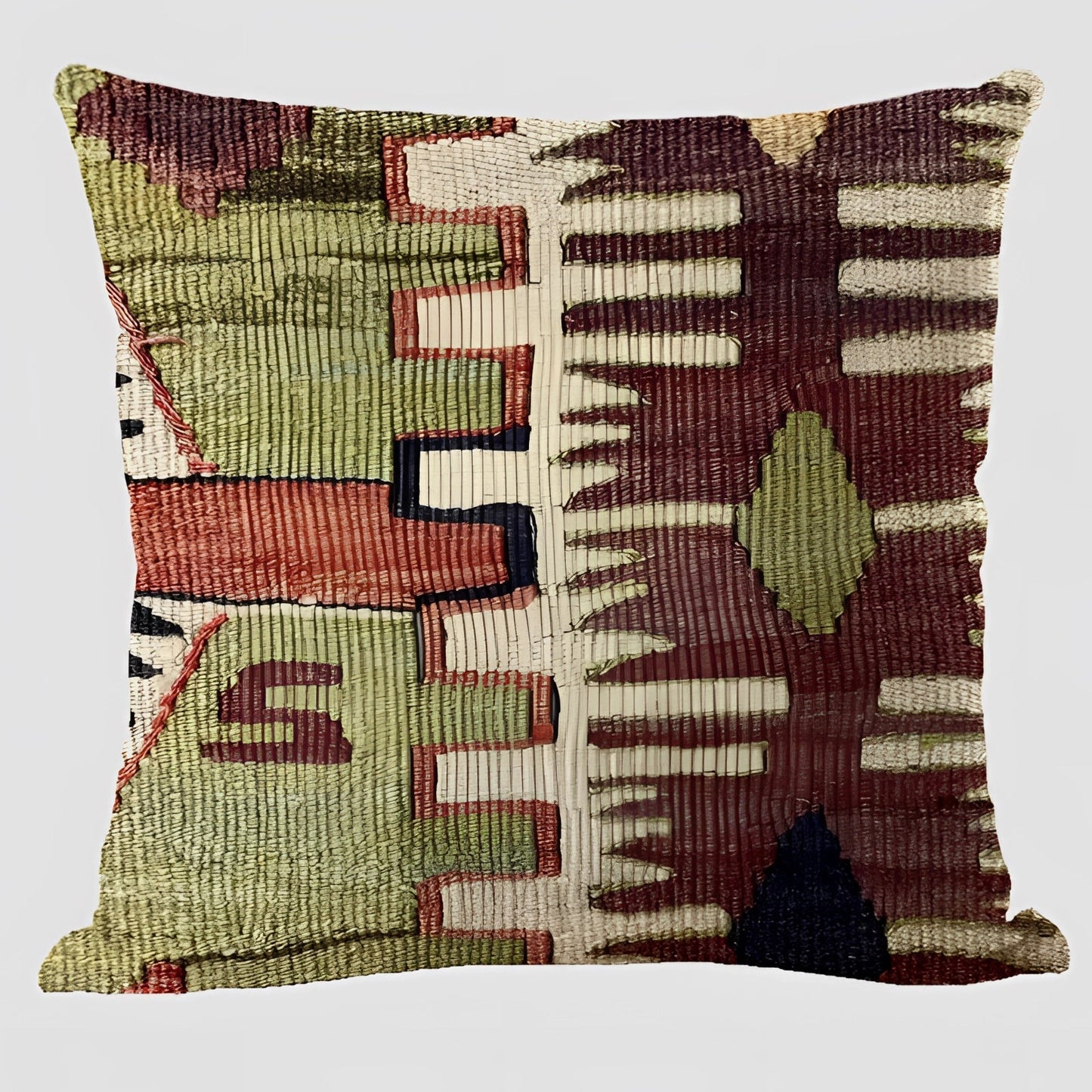 Bohemian Linen Cushion Cover, 17.7in Square