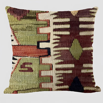 Bohemian Linen Cushion Cover, 17.7in Square