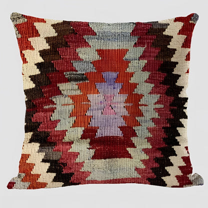Bohemian Linen Cushion Cover, 17.7in Square