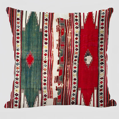 Bohemian Linen Cushion Cover, 17.7in Square
