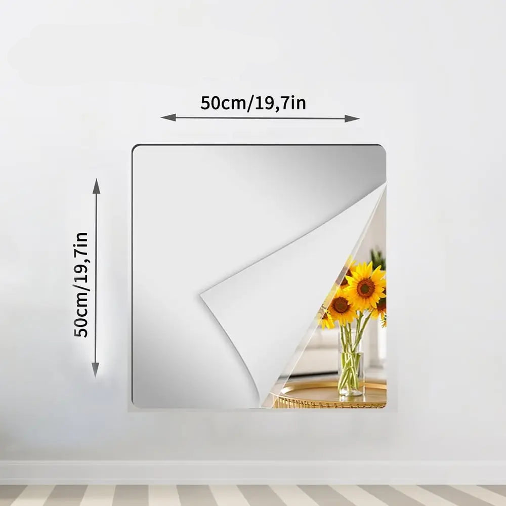 Self-Adhesive Mirror Film, Shatterproof