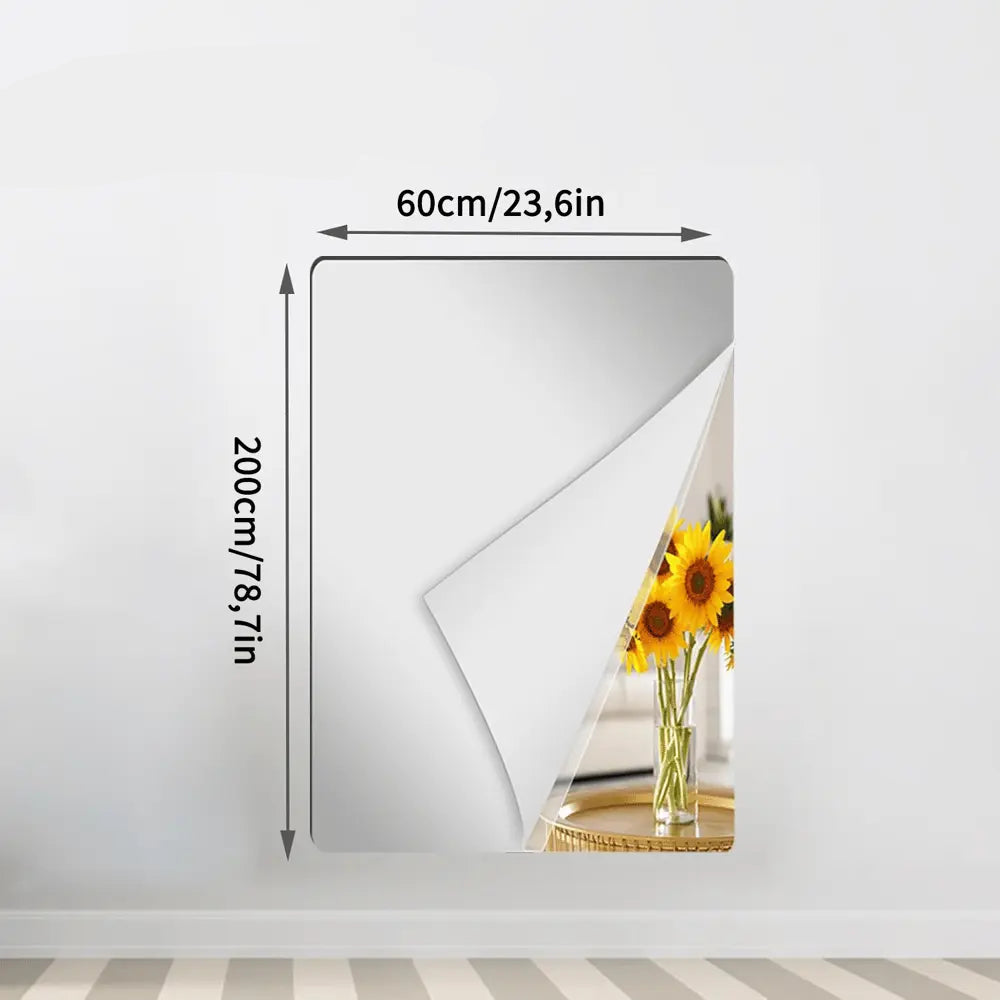 Self-Adhesive Mirror Film, Shatterproof