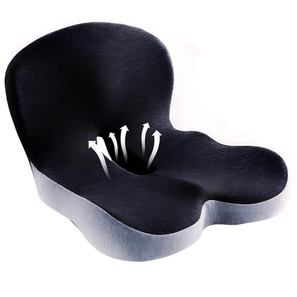 Memory Foam Seat Cushion with Non-Slip Base