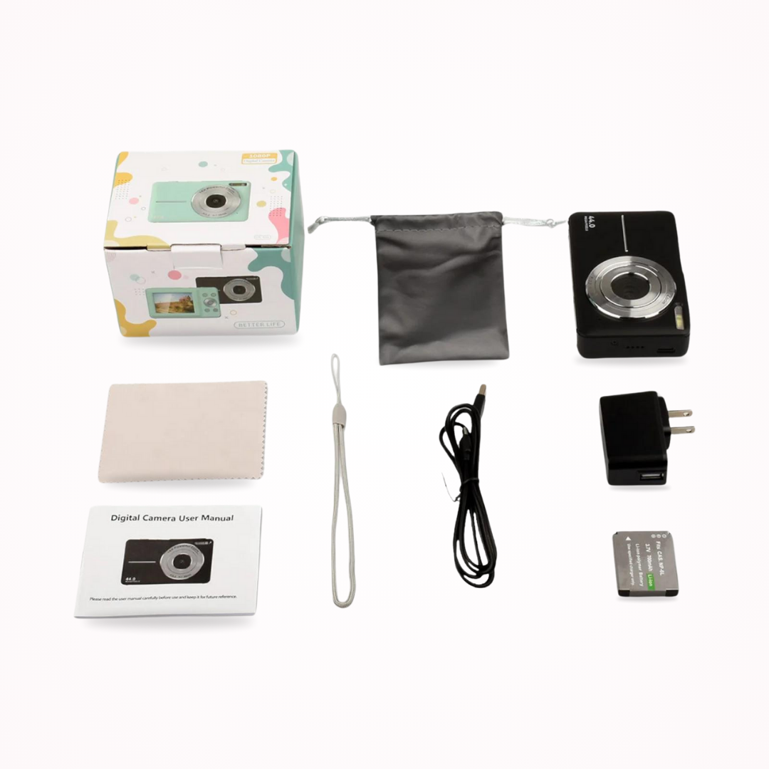Retro Digital Camera with 1080p Video