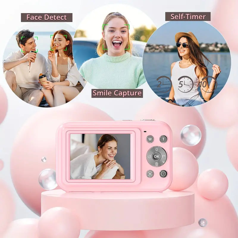 Retro Digital Camera with 1080p Video