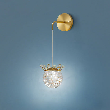Creative Decorative Gypsophila 1-Light LED Wall Sconce Lamp