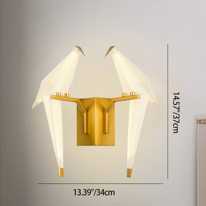 Modern Creative Thousand Paper Cranes LED Wall Sconce Lamp