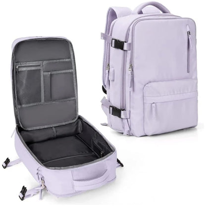 35L Travel Backpack with Charging Port