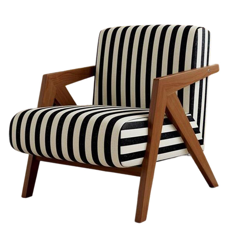 Traditional Solid Wood Accent Chair