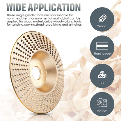 Tungsten Carbide Grinding Wheel Set, 3 Discs