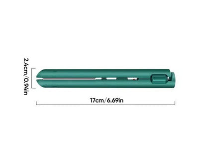 Portable Hair Straightener & Curler, Ceramic Plates