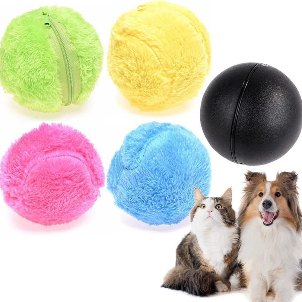 Interactive Dog Toy Ball with Random Rolling Action