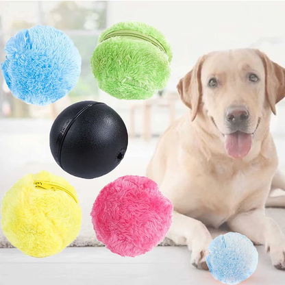 Interactive Dog Toy Ball with Random Rolling Action
