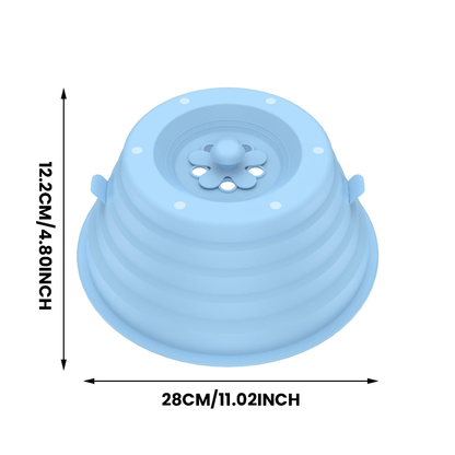 Collapsible Silicone Microwave Cover with Vents