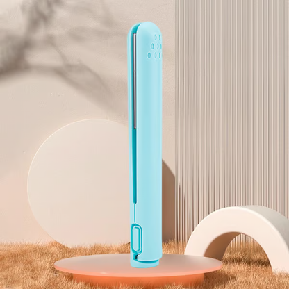 Portable Hair Straightener & Curler, Ceramic Plates