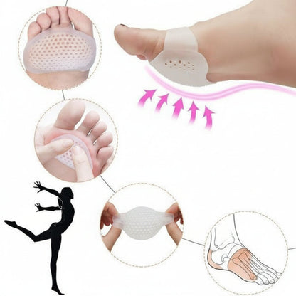 Metatarsal Gel Pads, Washable, Set of 2