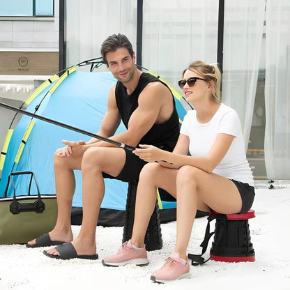 Ultra Light Retractable Folding Stool