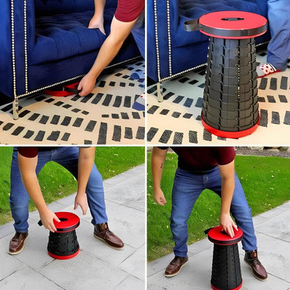 Ultra Light Retractable Folding Stool