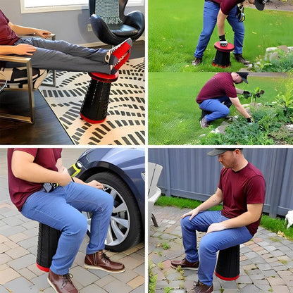 Ultra Light Retractable Folding Stool