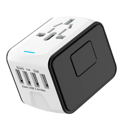 Universal Travel Adapter with 4 Plug Types