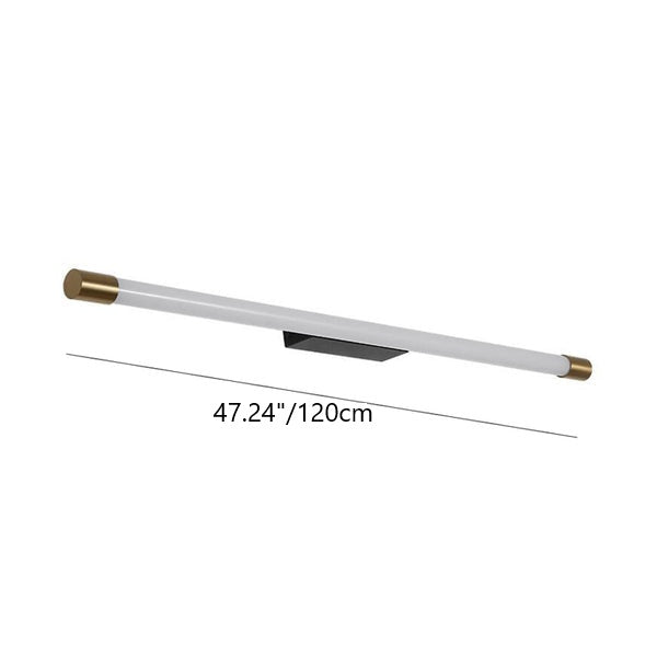 Vanity Thin Tube Aluminum PC LED Wall Sconce Lamp