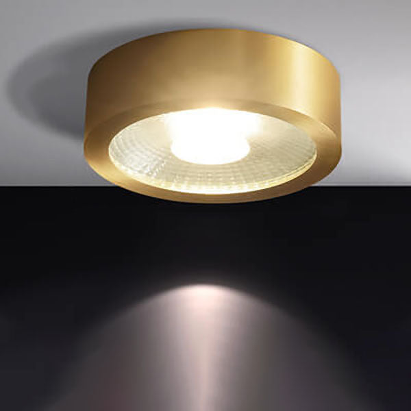 Nordic Luxury Copper Ultra-Thin LED Flush Mount Light