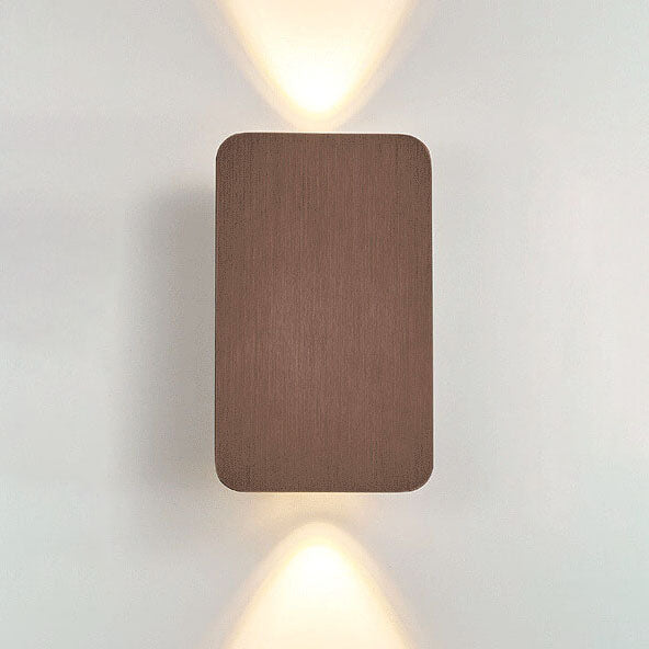 Nordic Minimalist Aluminum Flat Panel LED Wall Sconce