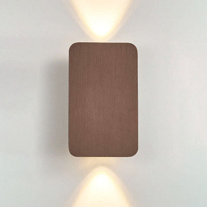 Nordic Minimalist Aluminum Flat Panel LED Wall Sconce