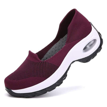 Slip-On Walking Shoes with Arch Support