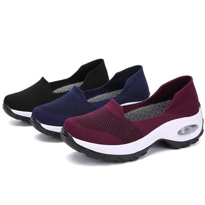 Slip-On Walking Shoes with Arch Support