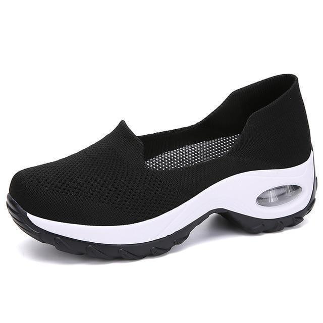 Slip-On Walking Shoes with Arch Support