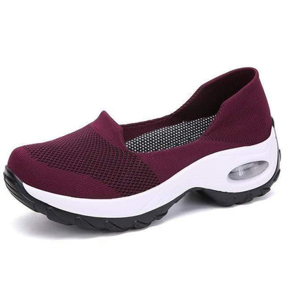 Slip-On Walking Shoes with Arch Support