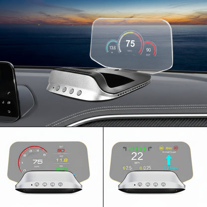 Head Up Display with GPS Navigation and Speed