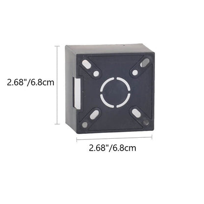 Iron Glass Step Light LED Flush Mount Wall Sconce Lamp