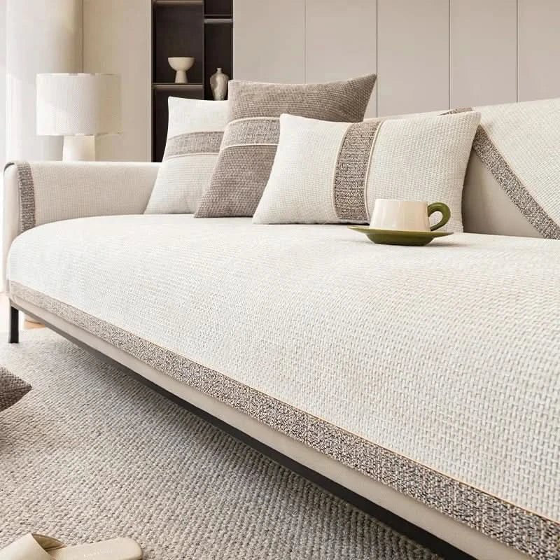Non-Slip Polyester Sofa Cover, Washable