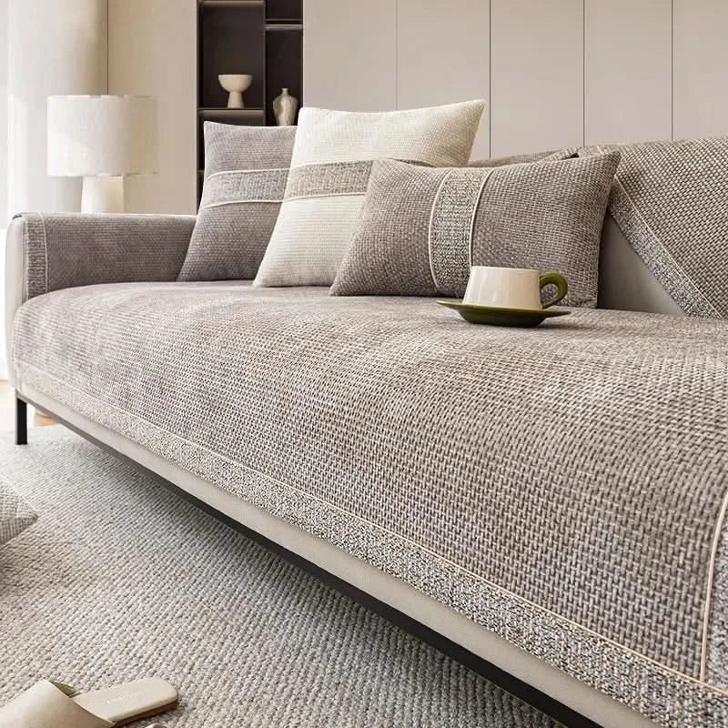 Non-Slip Polyester Sofa Cover, Washable