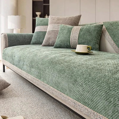 Non-Slip Polyester Sofa Cover, Washable