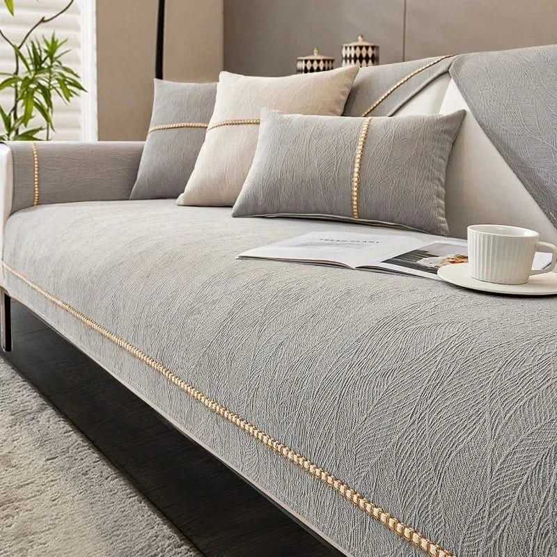 Non-Slip Polyester Sofa Cover, Washable