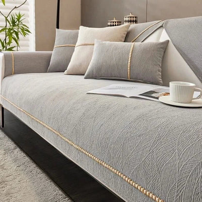 Non-Slip Polyester Sofa Cover, Washable