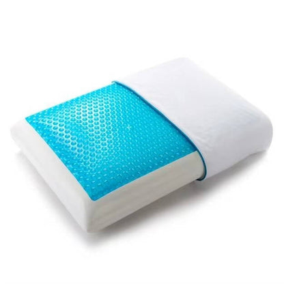 Contoured Gel Memory Foam Cooling Pillow