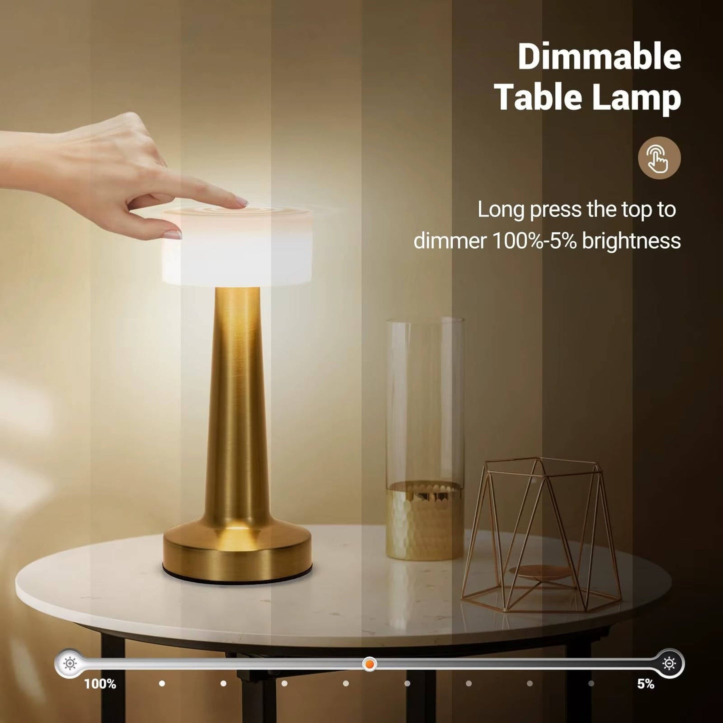 Cordless Rechargeable LED Table Lamp