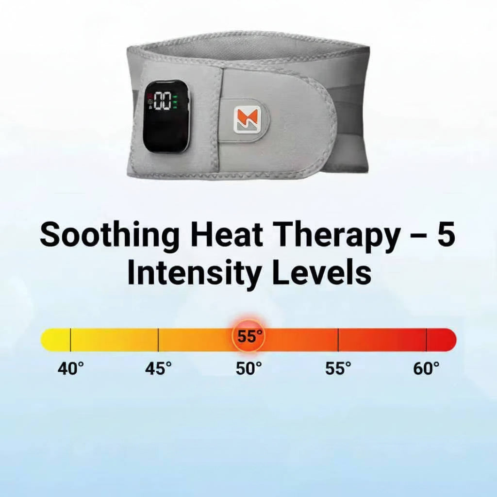 Lumbar Support Belt with Heat & Massage