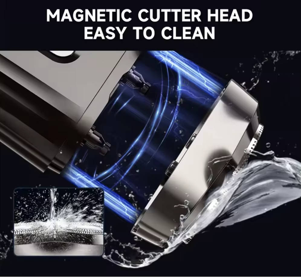 Mini Magnetic Men's Electric Shaver, Portable