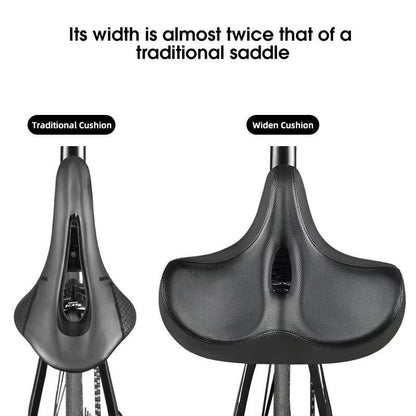Comfortable Wide Bike Saddle Seat