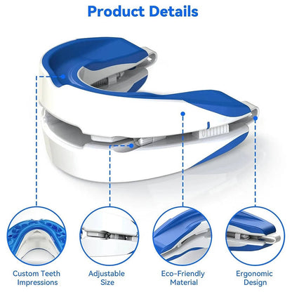 Adjustable Anti-Snoring Mouthpiece, Moldable Fit